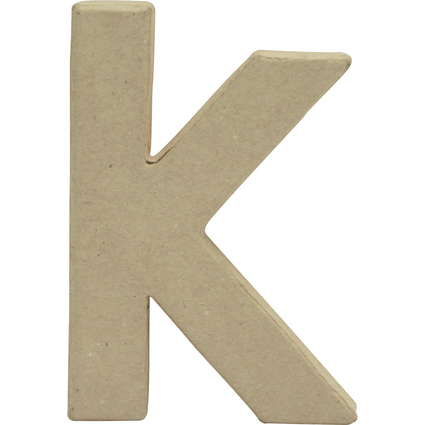 dcopatch 3D-Buchstabe "k", Pappmach, 85 x 120 mm