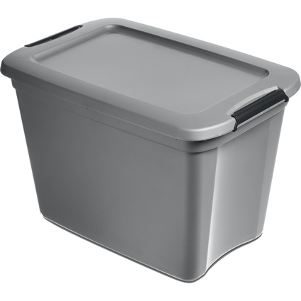 keeeper Aufbewahrungsbox "ronja", 55 Liter, grau