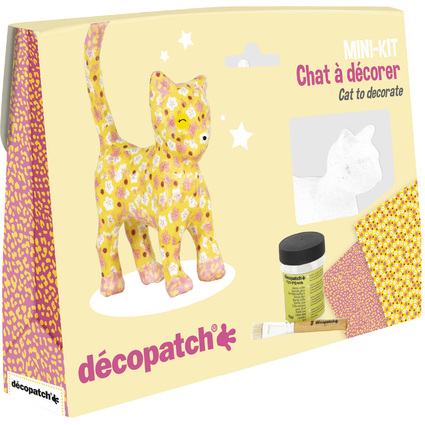 dcopatch Pappmach-Set "Katze", 5-teilig