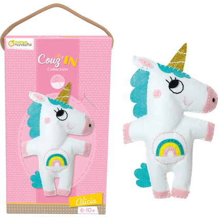 avenue mandarine Nhset "Little Couz'In", Einhorn Alicia