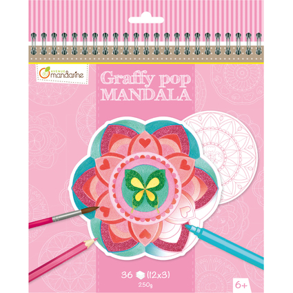 avenue mandarine Malbuch "Graffy Pop Mandala", Girl