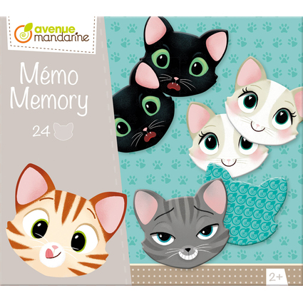 avenue mandarine Memory "Katzen"