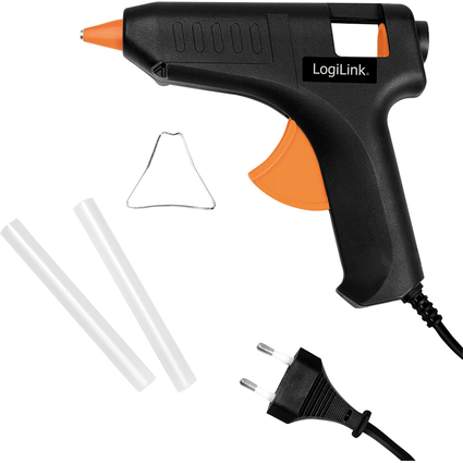 LogiLink Heiklebepistole, 20 Watt, schwarz/orange