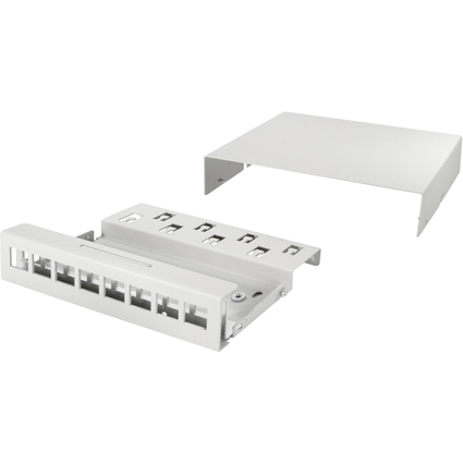 LogiLink Konsolidierungspunkt-Gehuse, 8-Port, lichtgrau