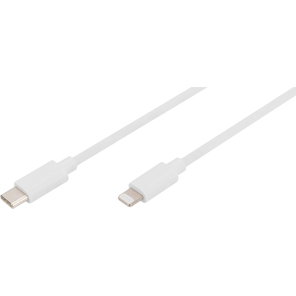 DIGITUS Daten- & Ladekabel, Apple Lightning - USB-C, 2,0 m