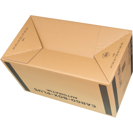 SMARTBOXPRO Umzugskarton "CARGO-BOX-PLUS AUTOMATIK", braun