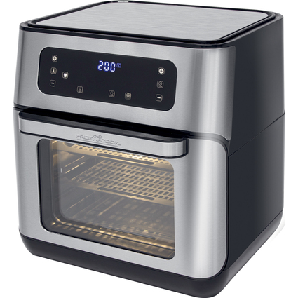 PROFI COOK Heiluft-Fritteuse PC-FR 1200 H, schwarz/grau