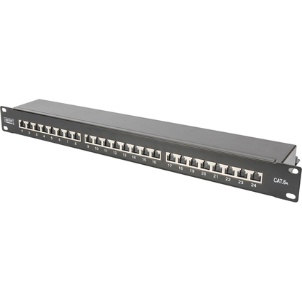 DIGITUS 19" Patch Panel, Kat. 6A, Klasse EA, 24-Port