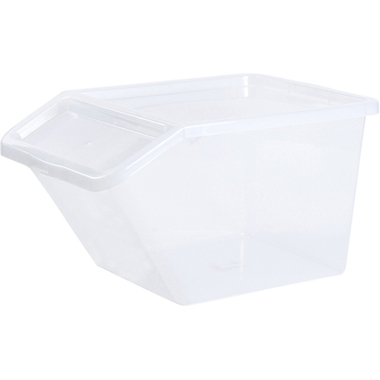 plast team Aufbewahrungsbox BASIC BOX SLANTED, 40 Liter