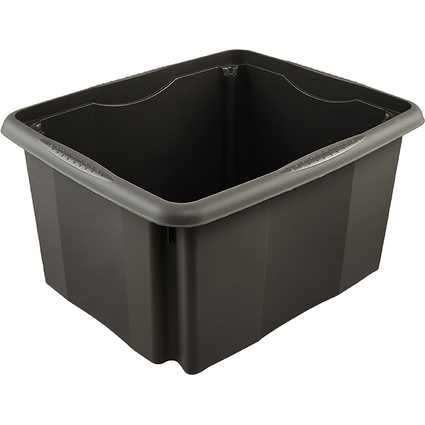 keeeper Aufbewahrungsbox "emil eco", 24 Liter, graphite