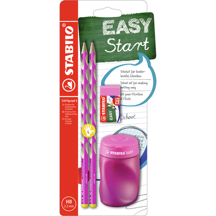 STABILO Schulset EASYgraph "S", fr Linkshnder, pink