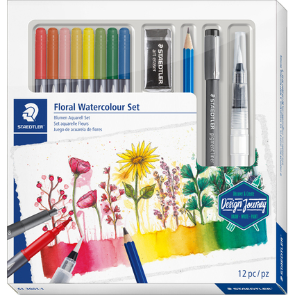 STAEDTLER Aquarell-Set Floral Watercolour Set