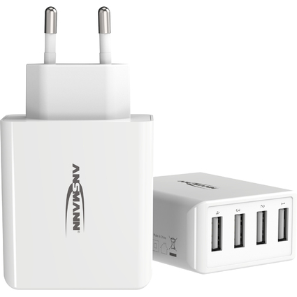 ANSMANN USB-Ladegert Home Charger HC430, 4x USB-Kupplung