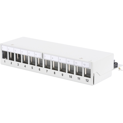 DIGITUS Desktop Modular Patch Panel, geschirmt, 12-Port