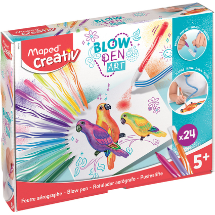 Maped Creativ Pustestift BLOW PEN "Art", 32-teilig