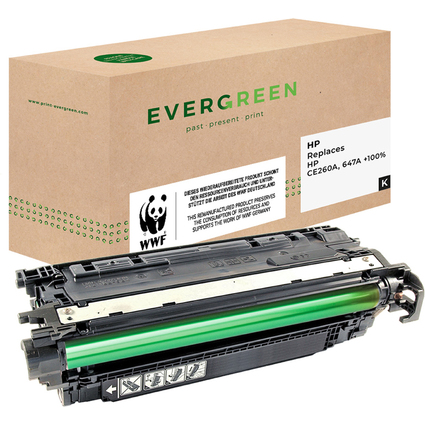 EVERGREEN Toner EGTHP260XXE ersetzt hp CE260A/647A, schwarz