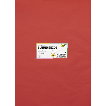 folia Seidenpapier, (B)500 x (H)700 mm, 20 g/qm, rot