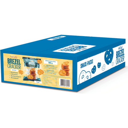 HELLMA Brezel Cracker, im Portionsbeutel  35 g