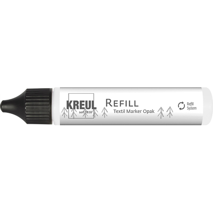 KREUL Refill fr Textilmarker OPAK, 25 ml, wei