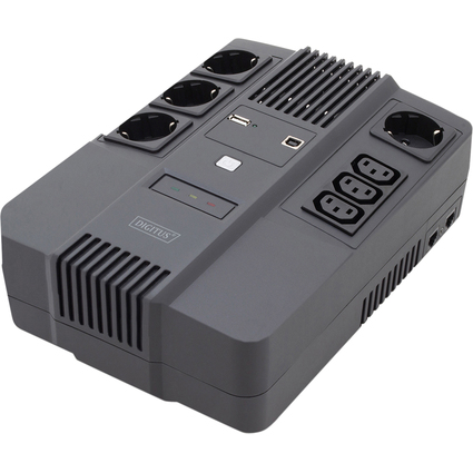 DIGITUS All-in-One USV, 800VA/480W, LED