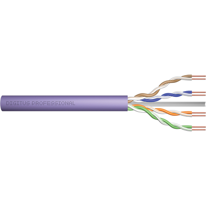 DIGITUS Installationskabel, Kat.6, U/UTP, 305m, simplex, Cca