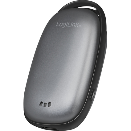 LogiLink Mobiler Zusatzakku & Handwrmer, 4.000 mAh, grau