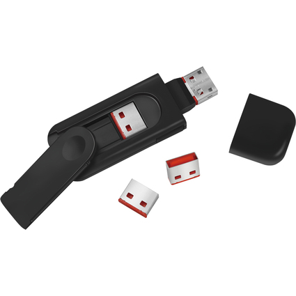 LogiLink USB Sicherheitsschloss, 1x Schlssel / 4x Schlsser