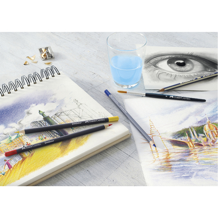 FABER-CASTELL Aquarellstifte GOLDFABER, 36er Geschenkset