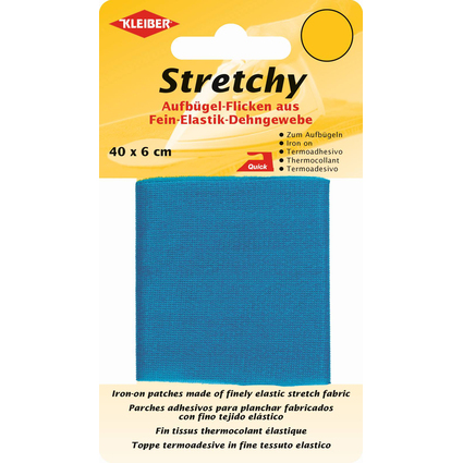 KLEIBER Stretchy-Bgel-Flicken, 400 x 60 mm, mittelblau