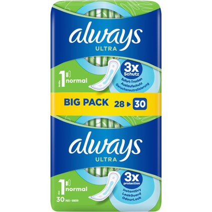 always ultra Damenbinde Normal, BigPack, Gre 1