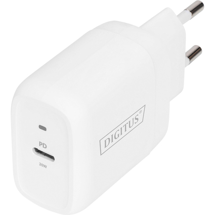 DIGITUS Universal Ladeadapter, USB-C, 20 W, wei