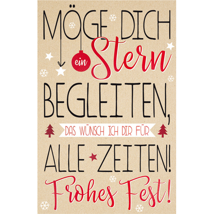 SUSY CARD Weihnachtskarte "Stern"