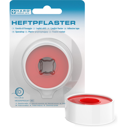 HARO Heftpflaster, beige, 12,5 mm x 5,0 m