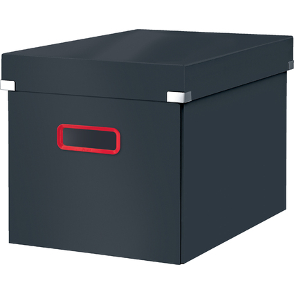 LEITZ Ablagebox Click & Store Cosy Cube, grau