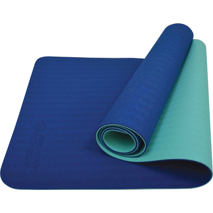 SCHILDKRT Yogamatte BICOLOR, 4 mm, navy / mint