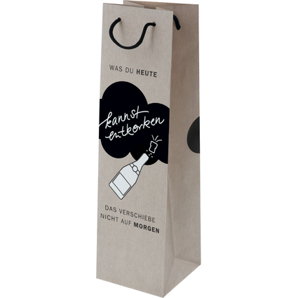 SUSY CARD Flaschentte "Entkorken", fr 1 Flasche