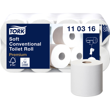 TORK Toilettenpapier, 3-lagig, wei