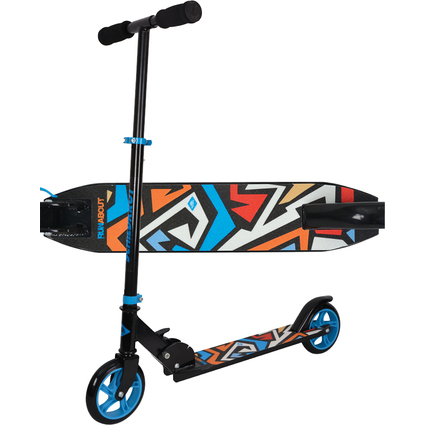 SCHILDKRT Junior-Tretroller City Scooter Runabout, blau