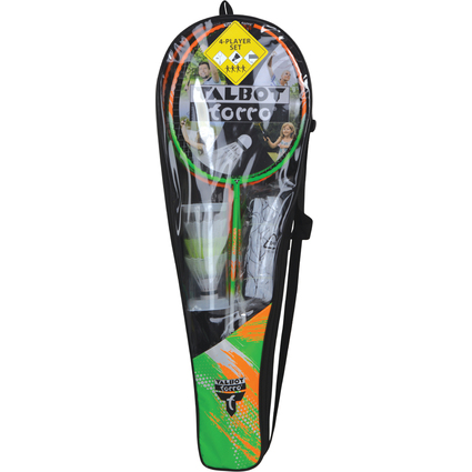 TALBOT torro Badminton-Set "4 Attacker Plus"