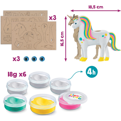 Maped Creativ Modellier-Set FABULOUS FACTORY - EINHORN