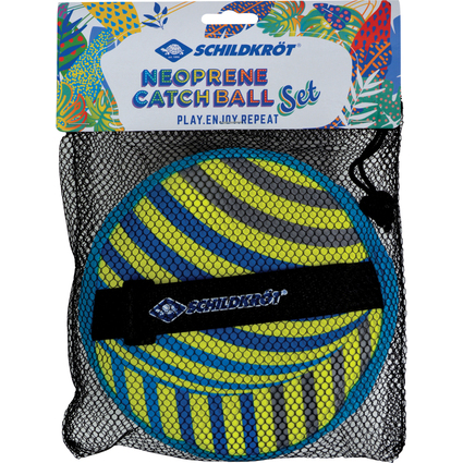 SCHILDKRT Wurfspiel Neopren Klettball-Set