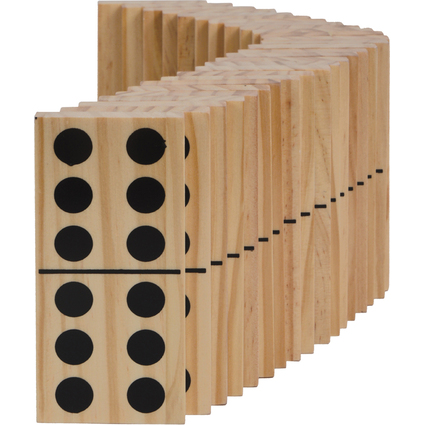 SCHILDKRT Jumbo Domino-Set, Spieleklassiker im Groformat