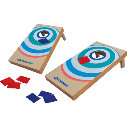 SCHILDKRT Freizeitspiel Cornhole Set, aus MDF-Holz