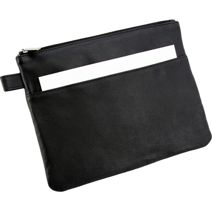 Alassio Banktasche/Utensilientasche mit Vortasche, Leder