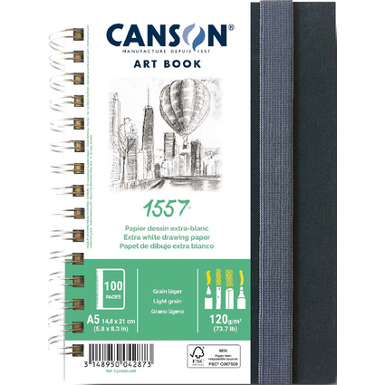 CANSON Skizzenbuch ART BOOK 1557, DIN A5