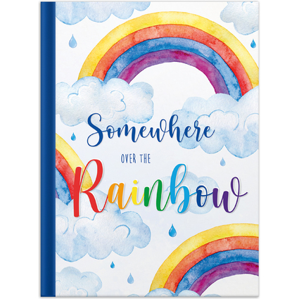 RNK Verlag Notizbuch "Over the Rainbow", DIN A4, blanko