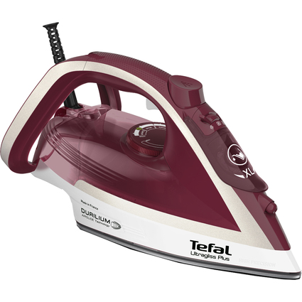 Tefal Dampfbgeleisen Ultragliss Plus FV6810, bordeaux/wei