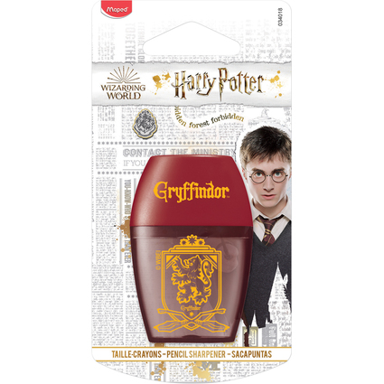 Maped Spitzdose HARRY POTTER, aus Kunststoff, rot