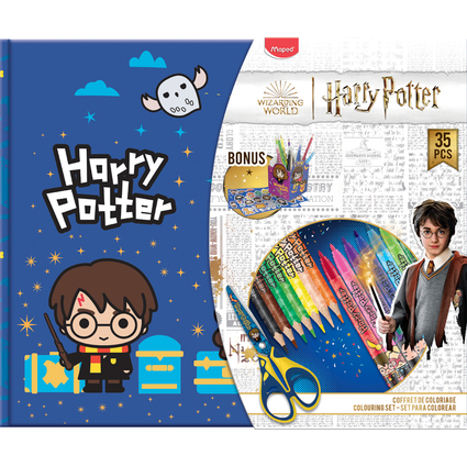 Maped Zeichenset HARRY POTTER, 35-teilig