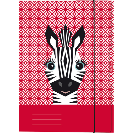 herlitz Zeichnungsmappe "Cute Animals Zebra", DIN A4